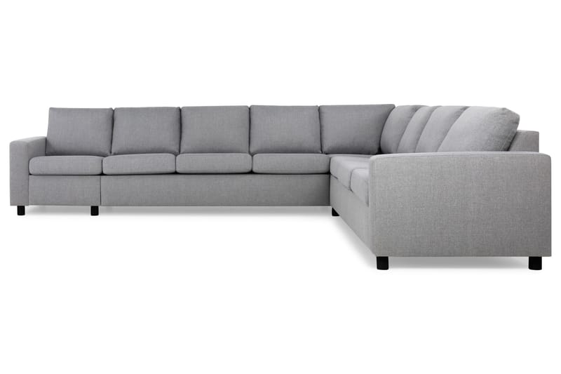 Crazy 7-personers Vendbar L-formet XX-Large Hjørnesofa i Stof - Grå - Møbler - Sofaer - Hjørnesofa