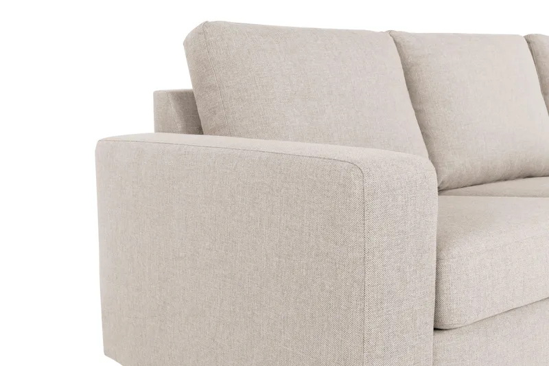Crazy 7-personers Vendbar L-formet XX-Large Hjørnesofa i Stof - Beige - Møbler - Sofaer - Hjørnesofa