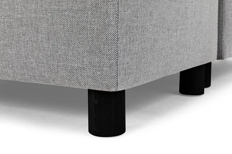 Crazy 7-personers Højrevendt U-formet XX-Large Hjørnesofa med Divan i Stof - Grå - Møbler - Sofaer - Hjørnesofa - Hjørnesofa med chaiselong