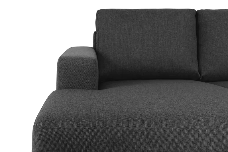 Crazy 7-personers Vendbar U-formet XX-Large Hjørnesofa med Divan i Stof - Mørkegrå / Antracit - Møbler - Sofaer - Hjørnesofa - Hjørnesofa med chaiselong
