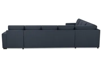 Crazy 7-personers Højrevendt U-formet XX-Large Hjørnesofa med Divan i Stof - Mørkeblå - Møbler - Sofaer - Hjørnesofa - Hjørnesofa med chaiselong