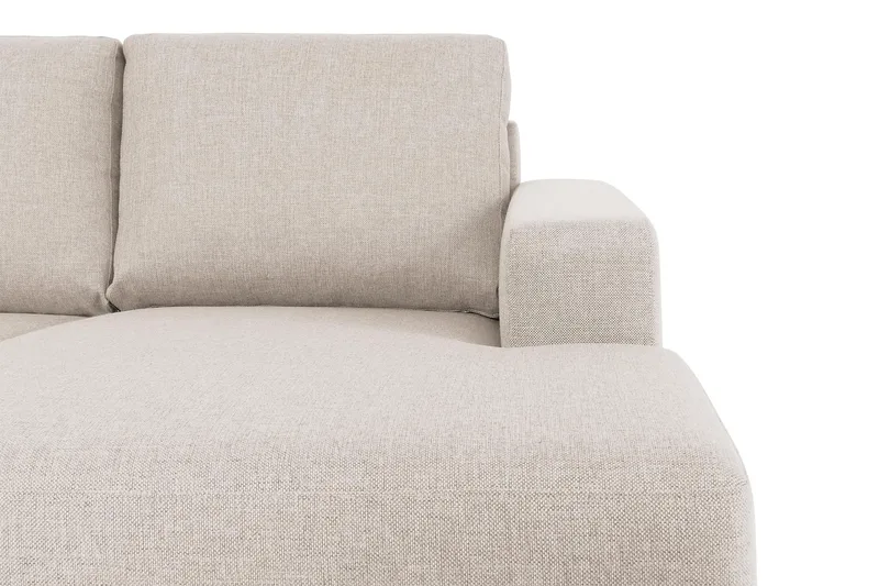 Crazy 7-personers Højrevendt U-formet XX-Large Hjørnesofa med Divan i Stof - Beige - Møbler - Sofaer - Hjørnesofa - Hjørnesofa med chaiselong