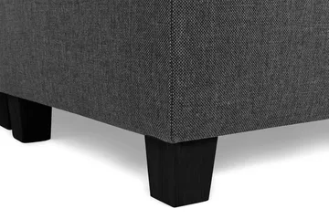 Crazy 7-personers Vendbar U-formet XX-Large Hjørnesofa med Divan i Stof - Antracit - Møbler - Sofaer - Hjørnesofa - Hjørnesofa med chaiselong