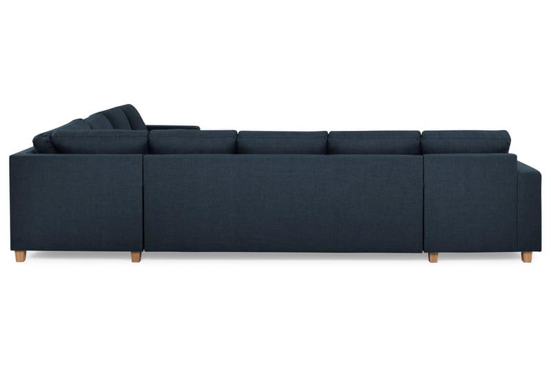 Crazy 7-personers Vendbar L-formet XX-Large Hjørnesofa i Stof - Blå - Møbler - Sofaer - Hjørnesofa