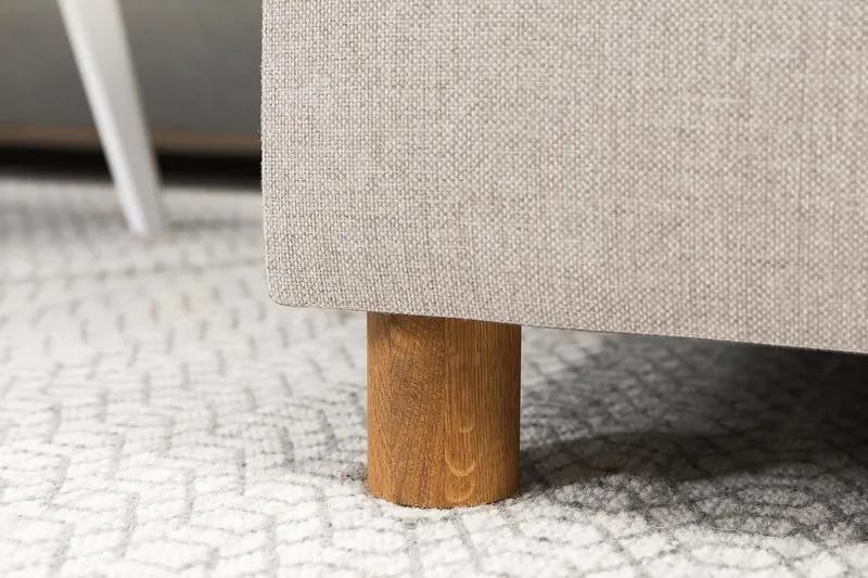 Crazy 7-personers Højrevendt U-formet XX-Large Hjørnesofa med Divan i Stof - Beige - Møbler - Sofaer - Hjørnesofa - Hjørnesofa med chaiselong