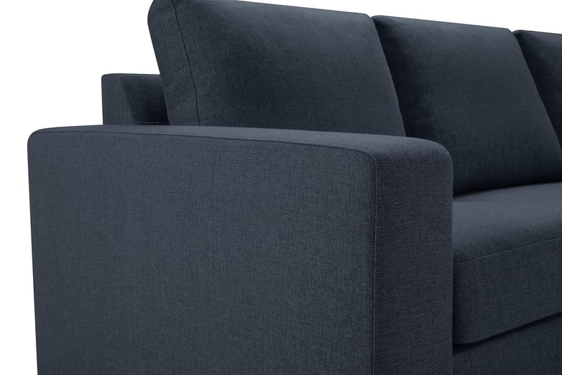 Crazy 7-personers Højrevendt U-formet XX-Large Hjørnesofa med Divan i Stof - Blå - Møbler - Sofaer - Hjørnesofa - Hjørnesofa med chaiselong