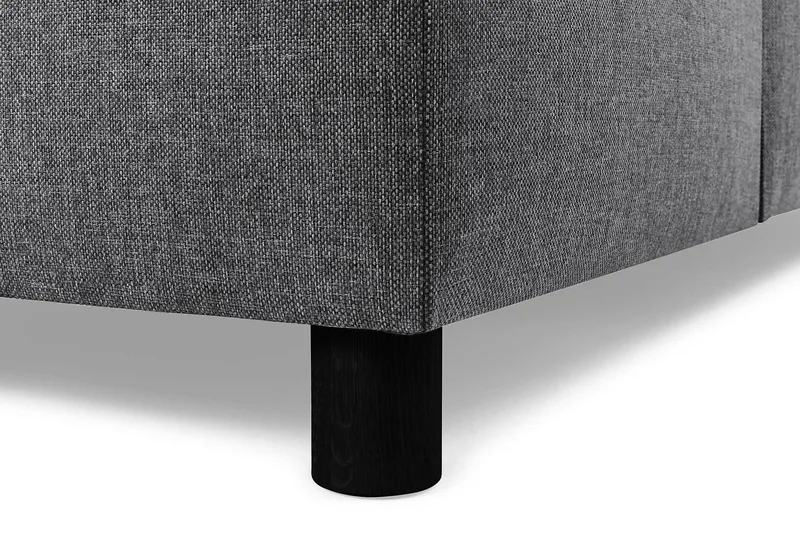 Crazy 7-personers Højrevendt U-formet XX-Large Hjørnesofa med Divan i Stof - Mørkegrå - Møbler - Sofaer - Hjørnesofa - Hjørnesofa med chaiselong