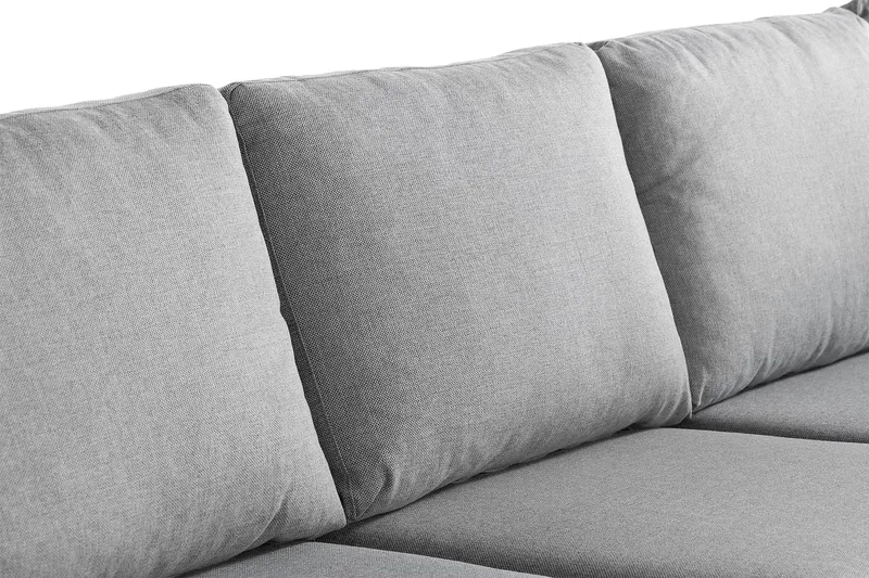 Crazy 7-personers Vendbar L-formet XX-Large Hjørnesofa i Stof - Grå - Møbler - Sofaer - Hjørnesofa