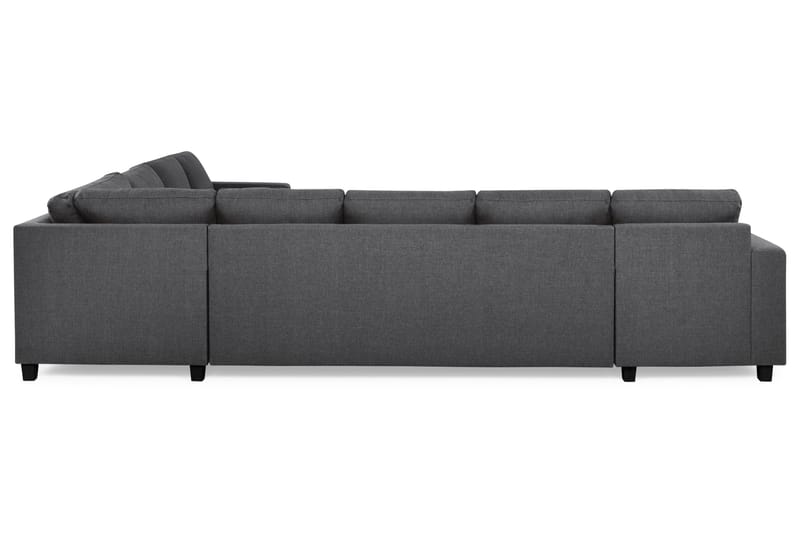 Crazy 7-personers Vendbar L-formet XX-Large Hjørnesofa i Stof - Mørkegrå - Møbler - Sofaer - Hjørnesofa