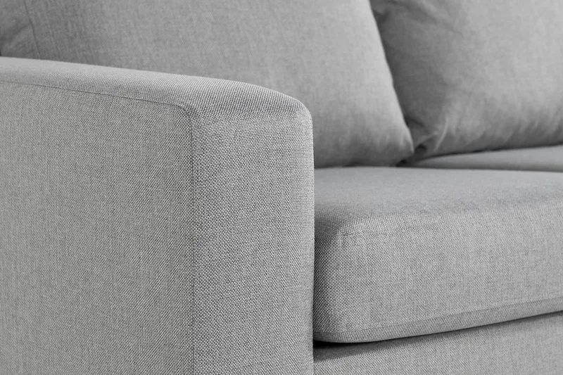 Crazy 7-personers Vendbar L-formet XX-Large Hjørnesofa i Stof - Grå - Møbler - Sofaer - Hjørnesofa