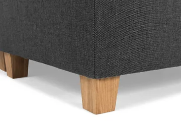 Crazy 7-personers Vendbar U-formet XX-Large Hjørnesofa med Divan i Stof - Antracit - Møbler - Sofaer - Hjørnesofa - Hjørnesofa med chaiselong