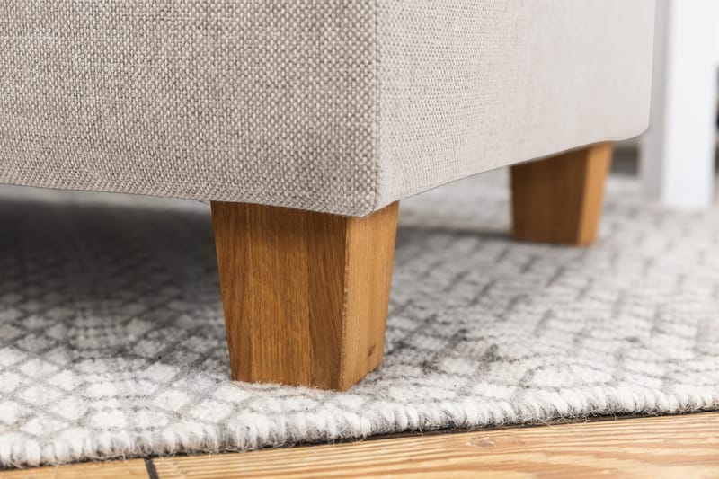 Crazy 7-personers Vendbar L-formet XX-Large Hjørnesofa i Stof - Beige - Møbler - Sofaer - Hjørnesofa