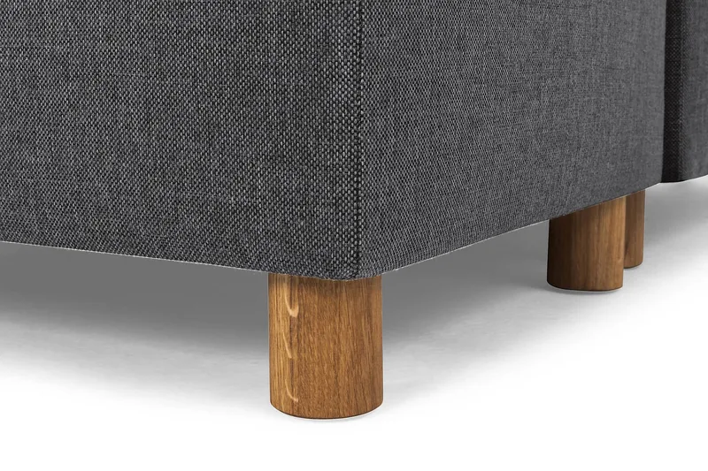 Crazy 7-personers Højrevendt U-formet XX-Large Hjørnesofa med Divan i Stof - Mørkegrå - Møbler - Sofaer - Hjørnesofa - Hjørnesofa med chaiselong