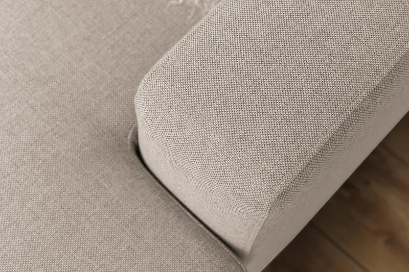 Crazy 7-personers Højrevendt U-formet XX-Large Hjørnesofa med Divan i Stof - Beige - Møbler - Sofaer - Hjørnesofa - Hjørnesofa med chaiselong