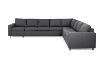 Crazy 7-personers Vendbar L-formet XX-Large Hjørnesofa i Stof