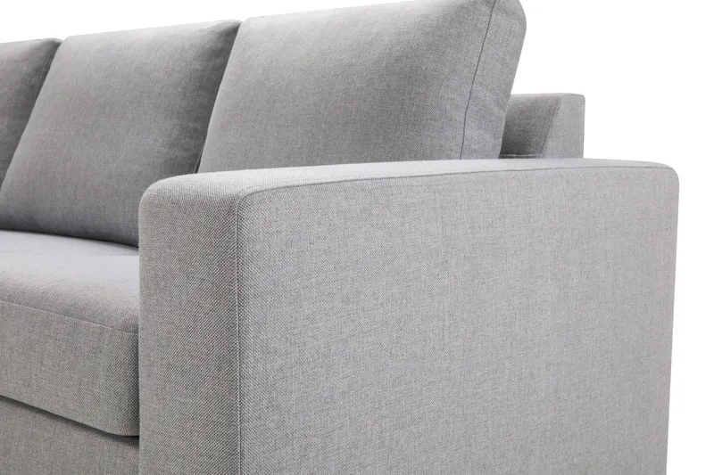 Crazy 7-personers Vendbar U-formet XX-Large Hjørnesofa med Divan i Stof - Grå - Møbler - Sofaer - Hjørnesofa - Hjørnesofa med chaiselong