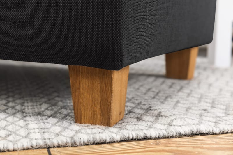 Crazy 7-personers Vendbar U-formet XX-Large Hjørnesofa med Divan i Stof - Mørkegrå / Antracit - Møbler - Sofaer - Hjørnesofa - Hjørnesofa med chaiselong