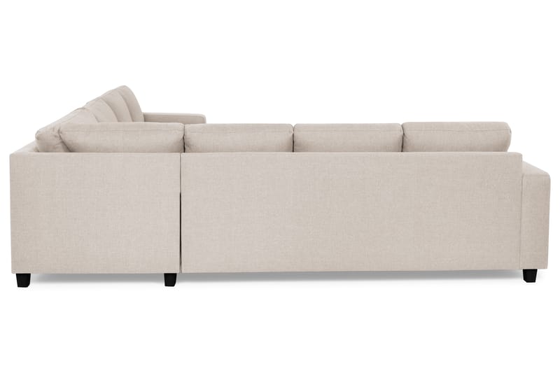 Crazy Hjørnesofa med Chaiselong Stor Venstre - Beige - Møbler - Sofaer - Hjørnesofa