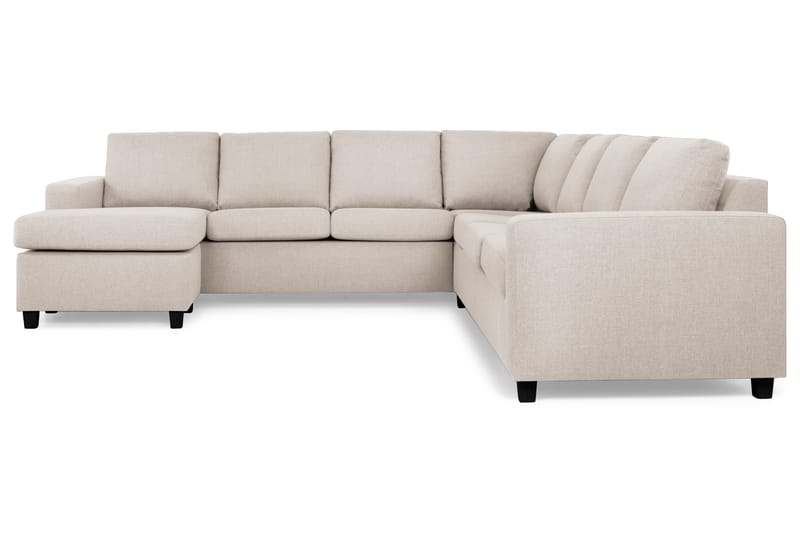 Crazy Hjørnesofa med Chaiselong Stor Venstre - Beige - Møbler - Sofaer - Hjørnesofa