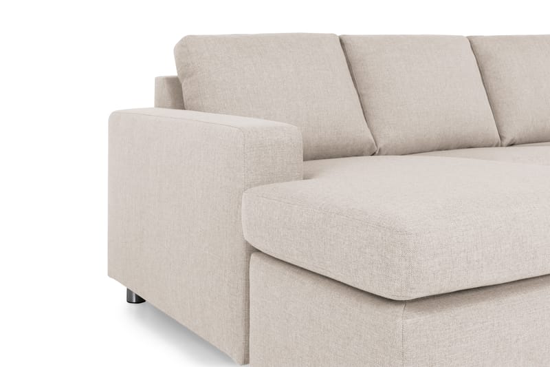 Crazy Hjørnesofa med Chaiselong Stor Venstre - Beige - Møbler - Sofaer - Hjørnesofa
