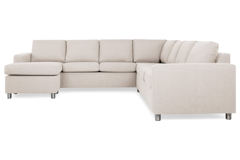 Crazy Hjørnesofa med Chaiselong Stor Venstre - Beige - Hjørnesofa med chaiselong - Hjørnesofa