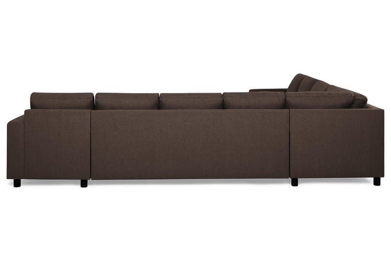 Crazy Hjørnesofa XXL med Chaiselong Højre - Brun - Hjørnesofa med chaiselong - Hjørnesofa