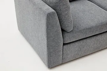 Deliones Hjørnesofa 3-pers - Lysebrun - Møbler - Sofaer - Sofa med chaiselong - 4 personers sofa med chaiselong