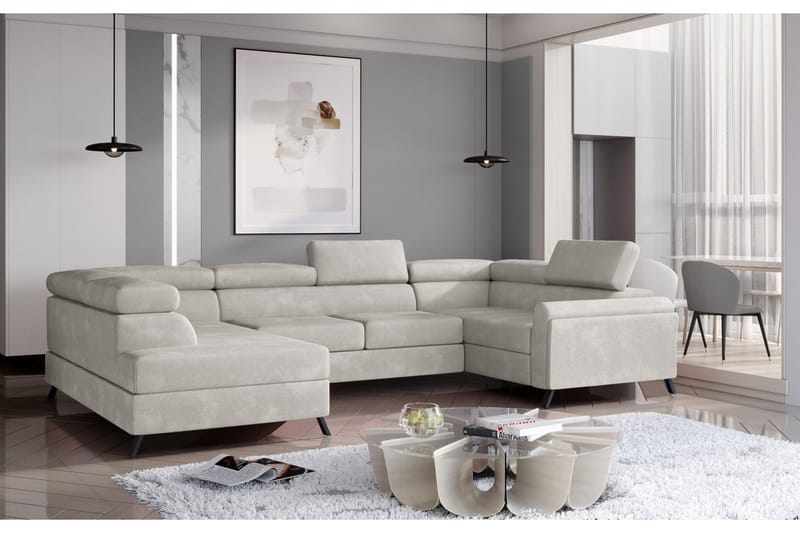 Escadia Hjørnemodul med Chaiselong Venstre, Beige