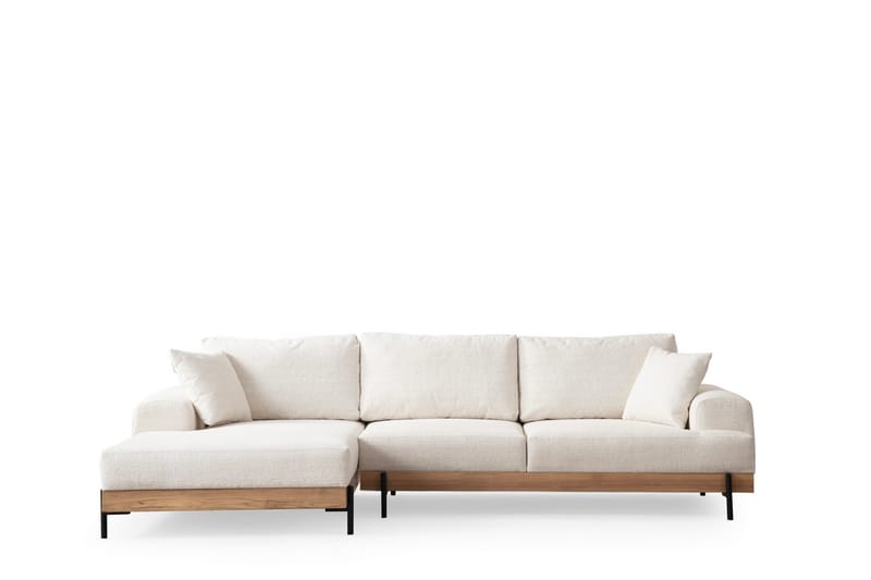 Eti Hjørnesofa 3-pers - Hvid - Møbler - Sofaer - Hjørnesofa