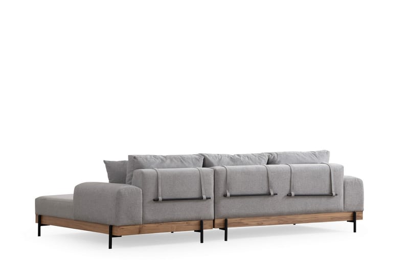 Eti Hjørnesofa 3-pers - Grå - Møbler - Sofaer - Hjørnesofa