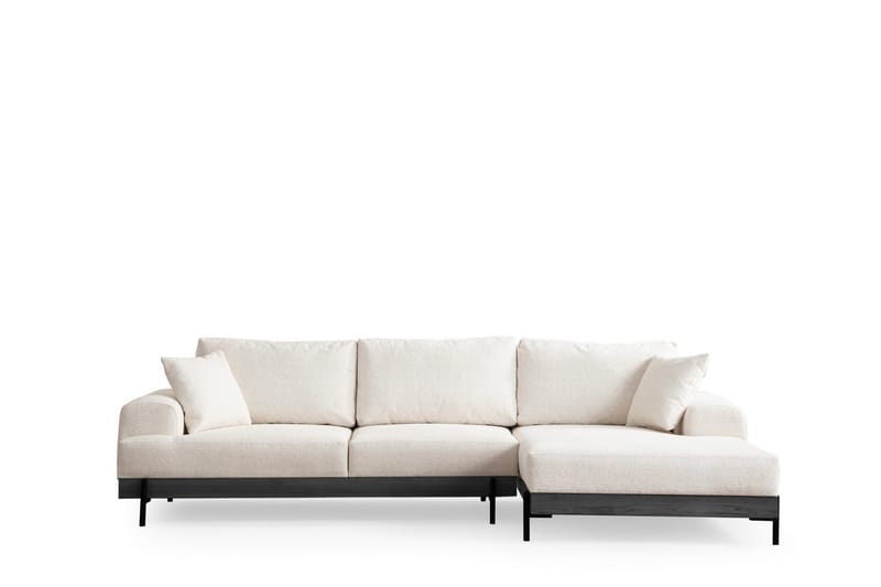 Eti Hjørnesofa 3-pers - Hvid - Møbler - Sofaer - Hjørnesofa