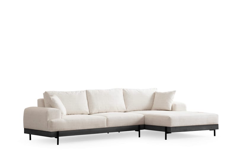 Eti Hjørnesofa 3-pers - Hvid - Møbler - Sofaer - Hjørnesofa