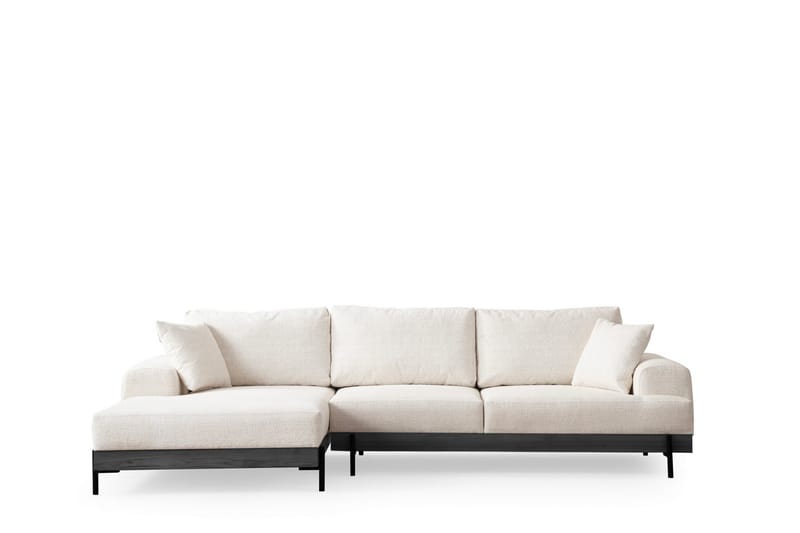 Eti Hjørnesofa 3-pers - Hvid - Møbler - Sofaer - Hjørnesofa