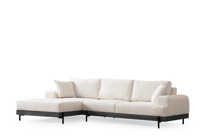 Eti Hjørnesofa 3-pers - Hvid - Møbler - Sofaer - Hjørnesofa