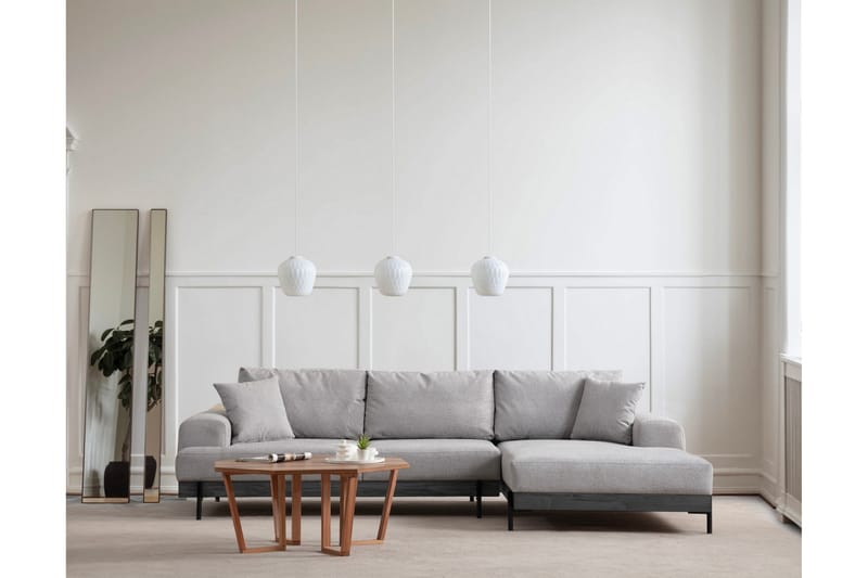 Eti Hjørnesofa 3-pers - Grå - Møbler - Sofaer - Hjørnesofa