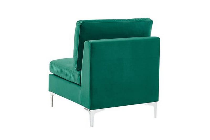 Evja 5-Pers. Hjørnesofa Højre - Velour/Grøn - Møbler - Sofaer - Hjørnesofa