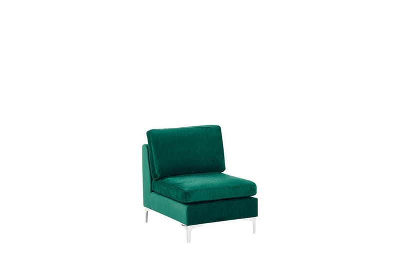 Evja 6-Pers. Hjørnesofa Venstre - Velour/Grøn - Møbler - Sofaer - Hjørnesofa
