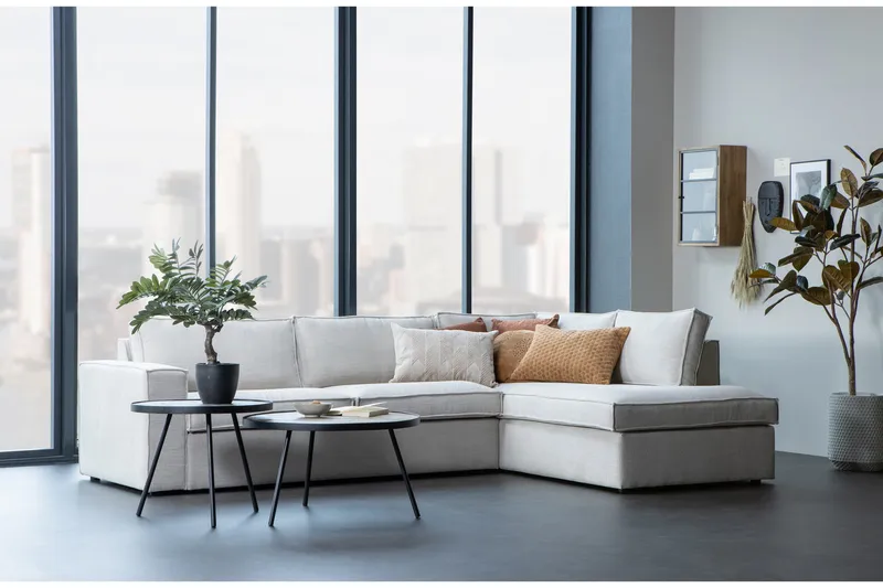 Freddie hjørnesofa højre natur - Beige - Møbler - Sofaer - Hjørnesofa