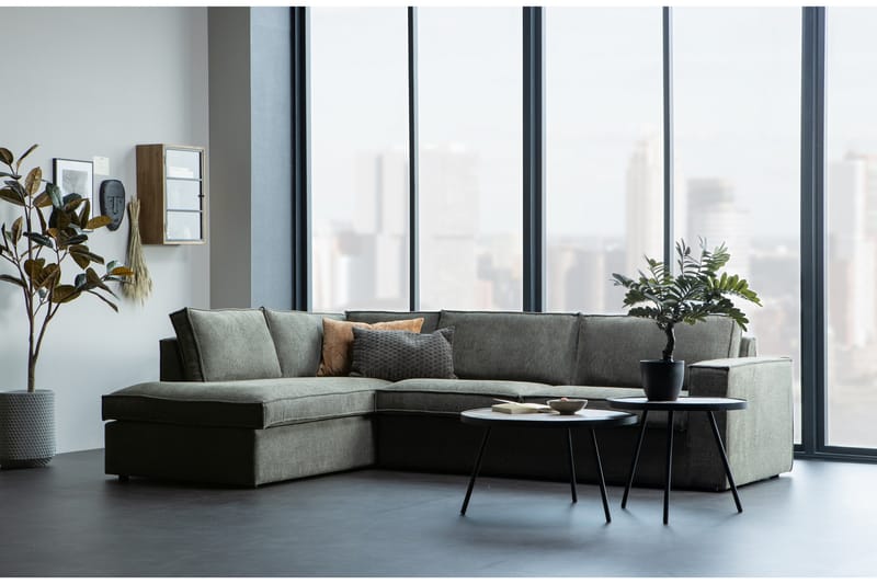 Freddie hjørnesofa Venstre varm Grøn - Grøn - Møbler - Sofaer - Hjørnesofa