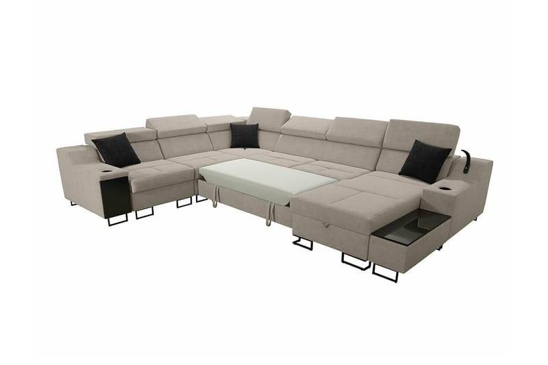 Galbally 5-sits Hörnsoffa Black - Møbler - Sofaer - Hjørnesofa