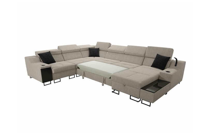 Galbally 5-sits Hörnsoffa NO_BRAND Dark green - Møbler - Sofaer - Hjørnesofa