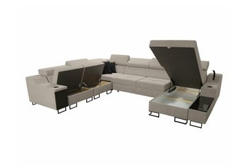 Galbally 5-personers hjørnesofa - Møbler - Sofaer - Sovesofaer - Hjørnesovesofa
