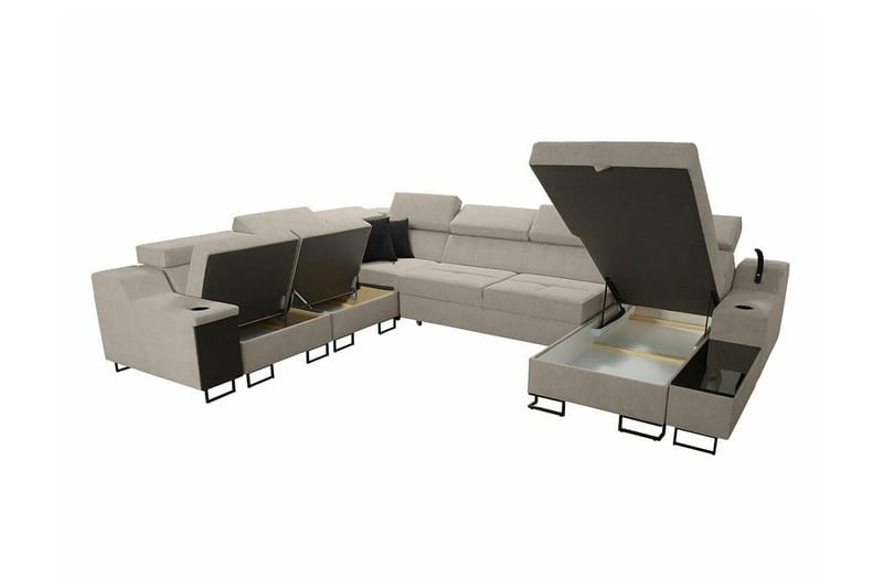Galbally 5-personers hjørnesofa - Møbler - Sofaer - Hjørnesofa