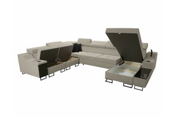 Galbally 5-personers hjørnesofa - Møbler - Sofaer - Sovesofaer - Hjørnesovesofa