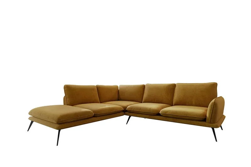 Graystone 4-sits Hörnsoffa Dark yellow, undefined