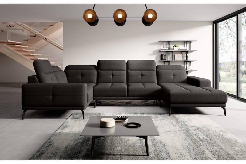 Hagglund Hjørnesofa m. Chaiselong - Brun - Møbler - Sofaer - Hjørnesofa - Hjørnesofa med chaiselong