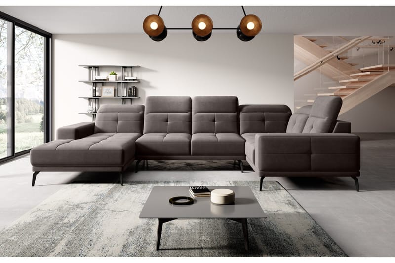 Hagglund Hjørnesofa m. Chaiselong - Grå - Møbler - Sofaer - Hjørnesofa - Hjørnesofa med chaiselong