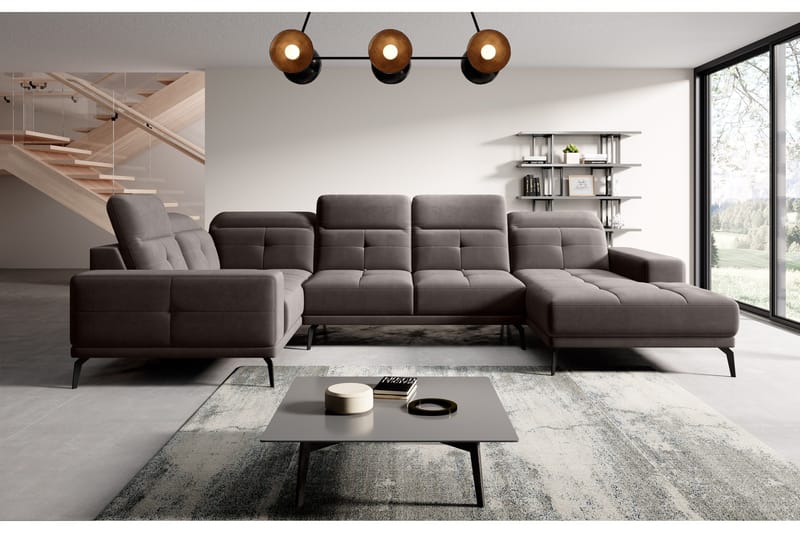 Hagglund Hjørnesofa m. Chaiselong - Grå - Møbler - Sofaer - Hjørnesofa - Hjørnesofa med chaiselong