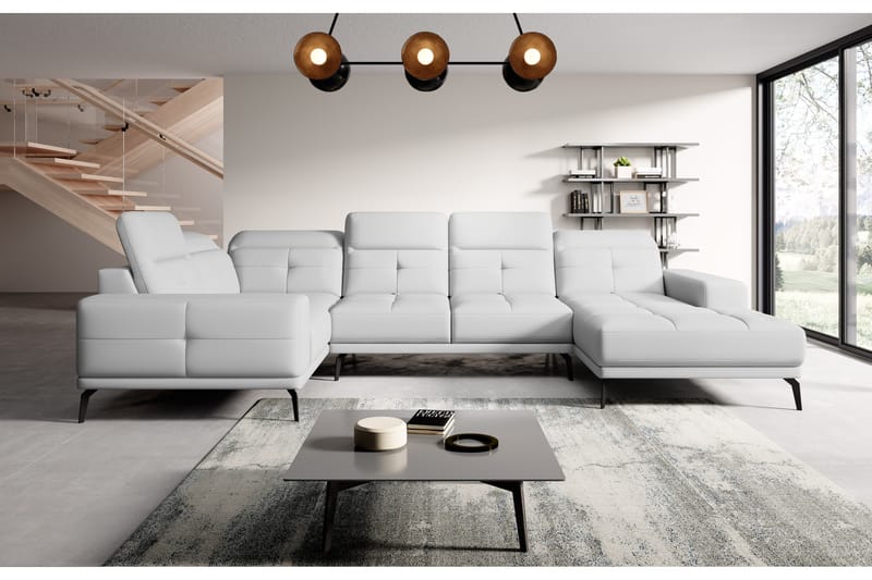 Hagglund Hjørnesofa m. Chaiselong - Hvid - Møbler - Sofaer - Hjørnesofa - Hjørnesofa med chaiselong