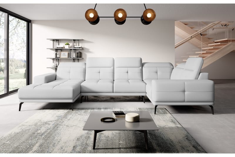 Hagglund Hjørnesofa m. Chaiselong - Hvid - Møbler - Sofaer - Hjørnesofa - Hjørnesofa med chaiselong